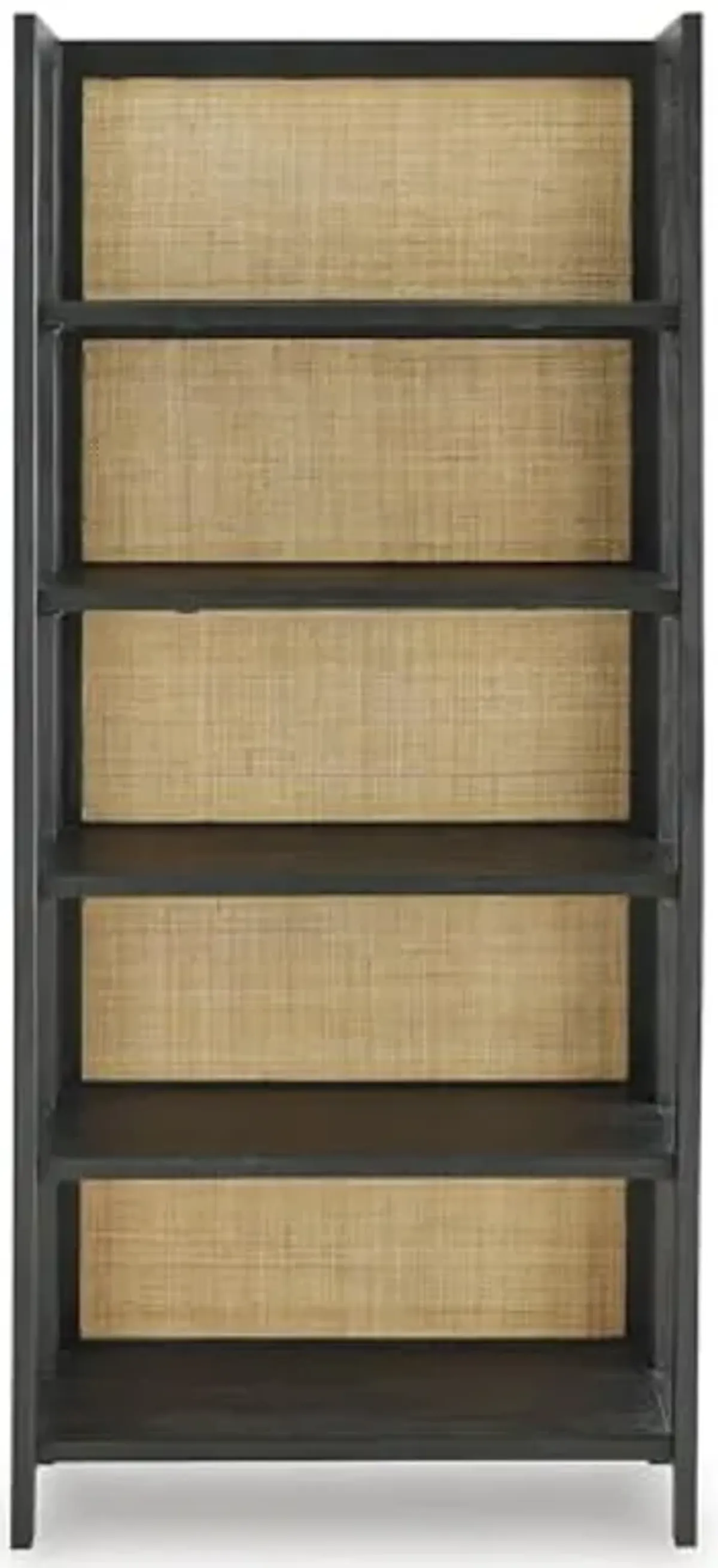 Ashley Furniture Abyard Black & Natural Bookcase