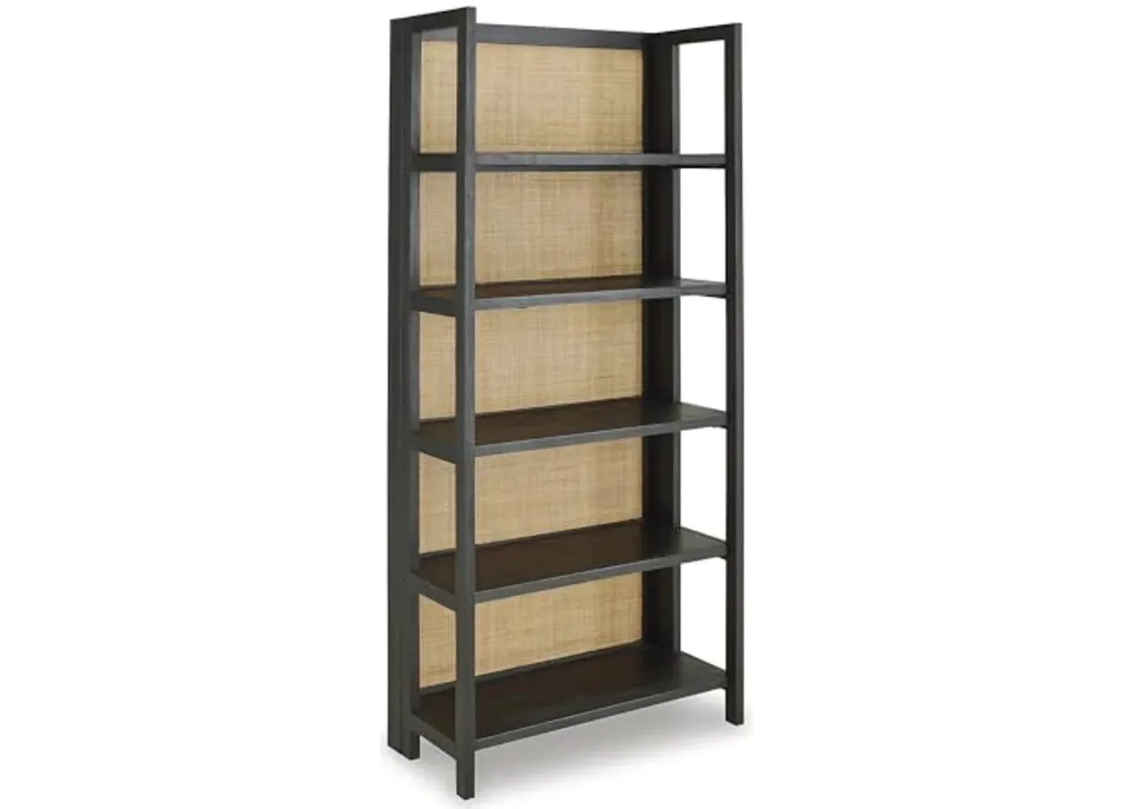 Ashley Furniture Abyard Black & Natural Bookcase