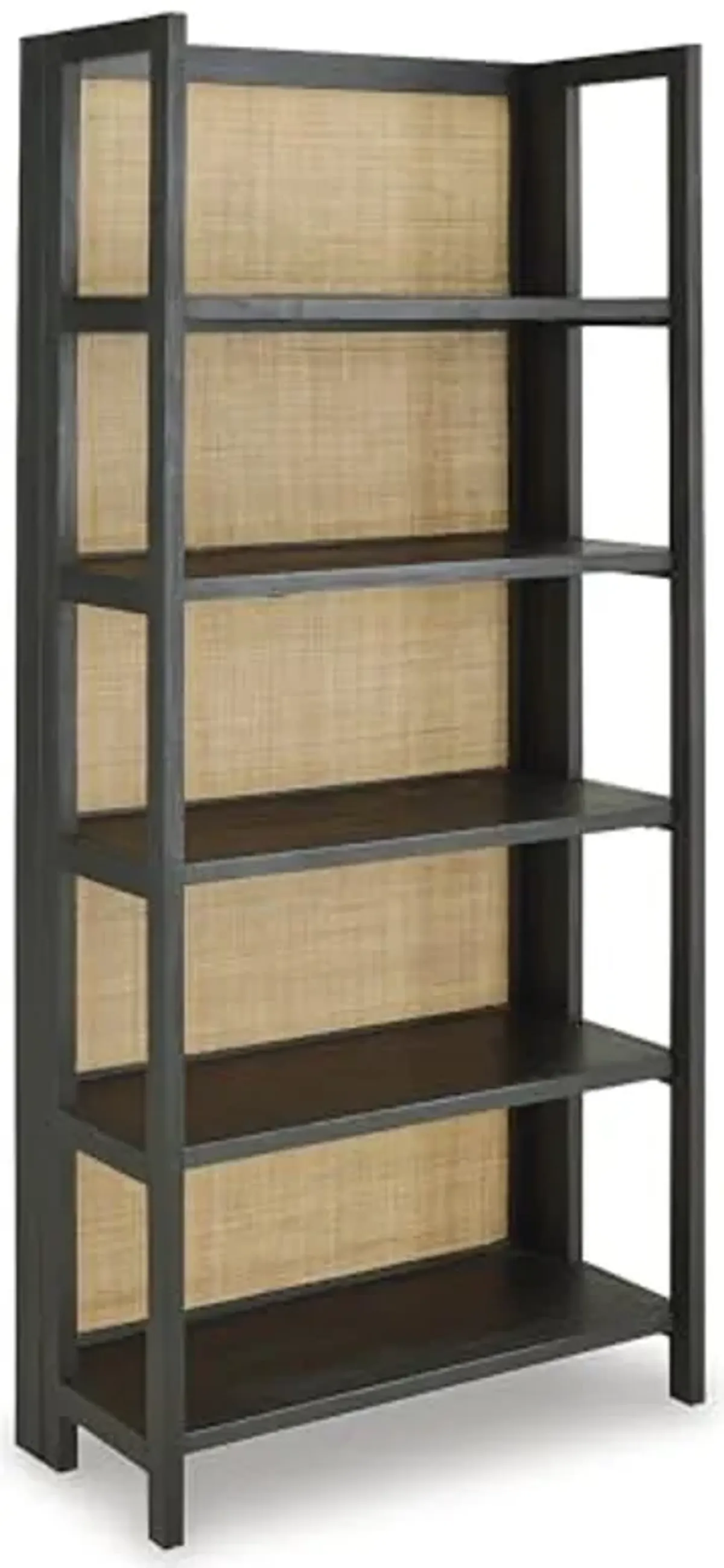 Ashley Furniture Abyard Black & Natural Bookcase