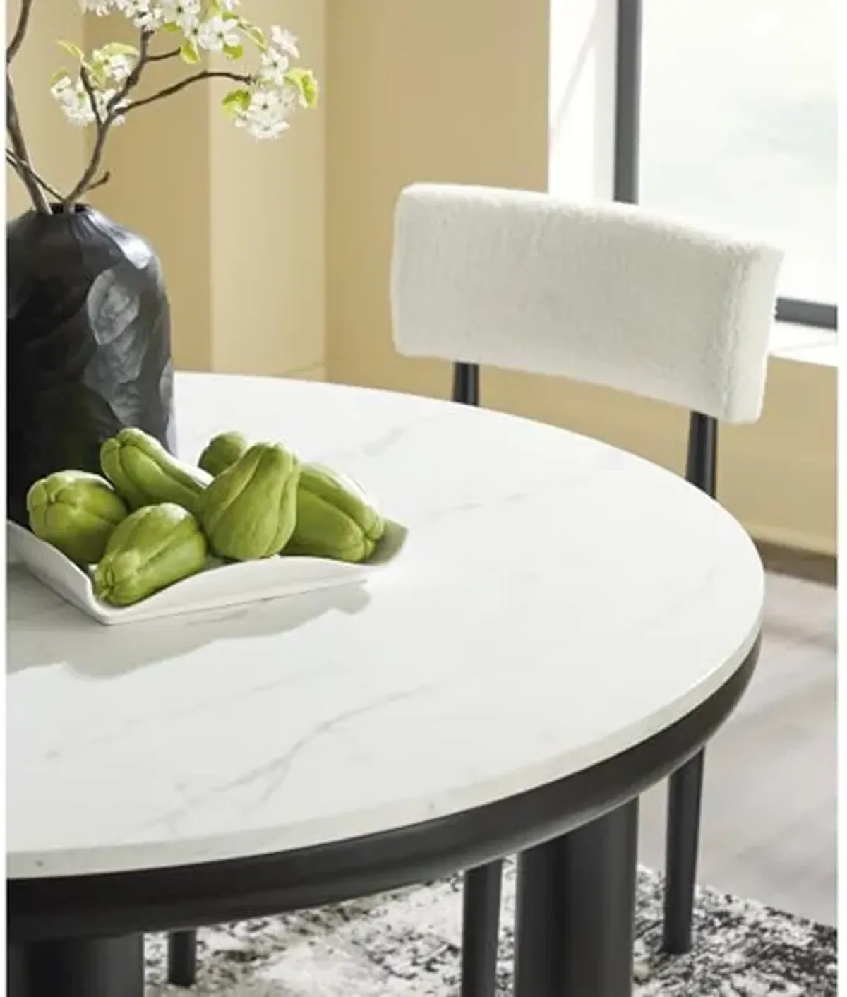 Ashley Furniture Xandrum White Dining Table