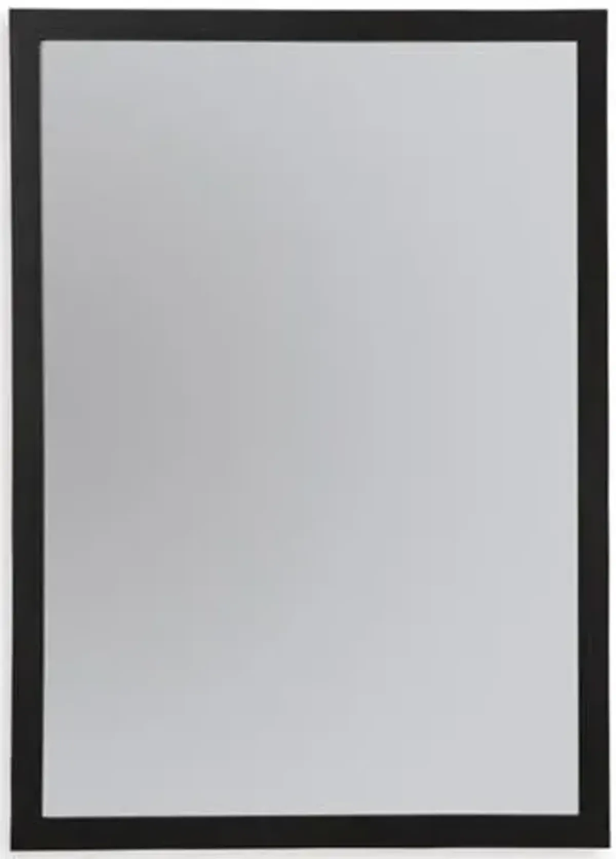 Signature Design by Ashley Danziar Modern Framed Bedroom Mirror for Wall and Dresser Mount, Black
