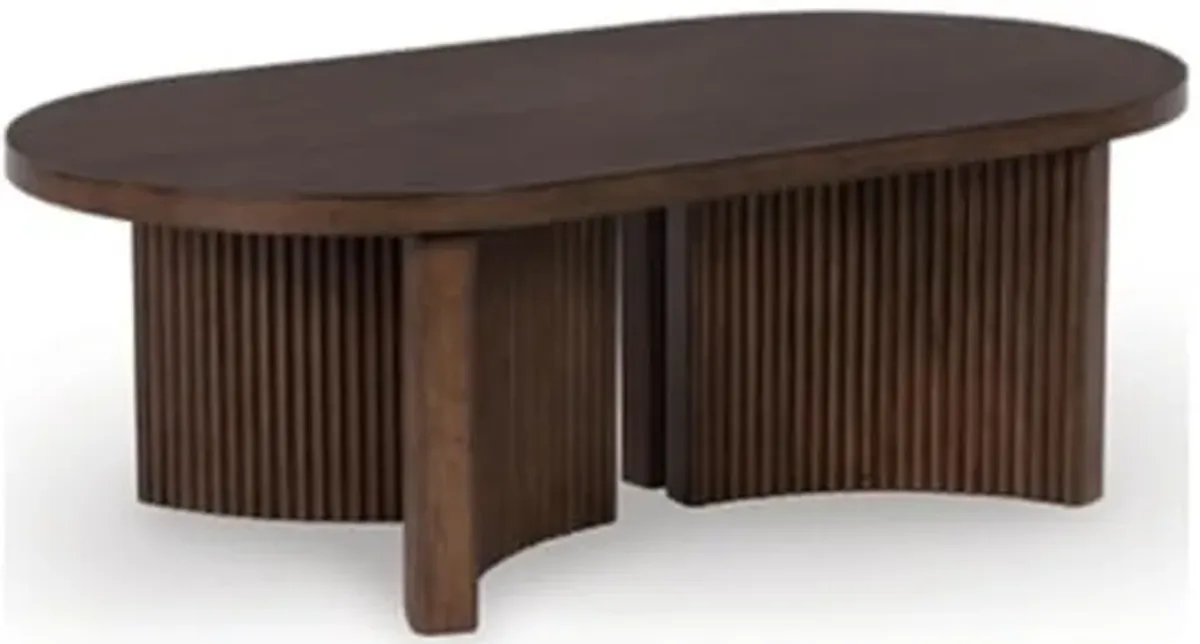 Ashley Furniture Korestone Brown Coffee Table