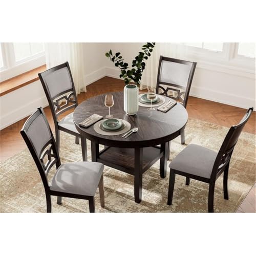 Ashley Furniture Langwest Brown Dining Table and 4 Chairs - Set of 5