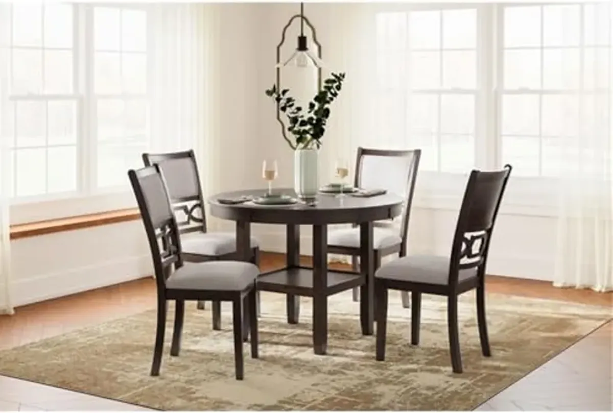 Ashley Furniture Langwest Brown Dining Table and 4 Chairs - Set of 5