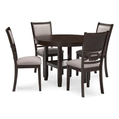 Ashley Furniture Langwest Brown Dining Table and 4 Chairs - Set of 5