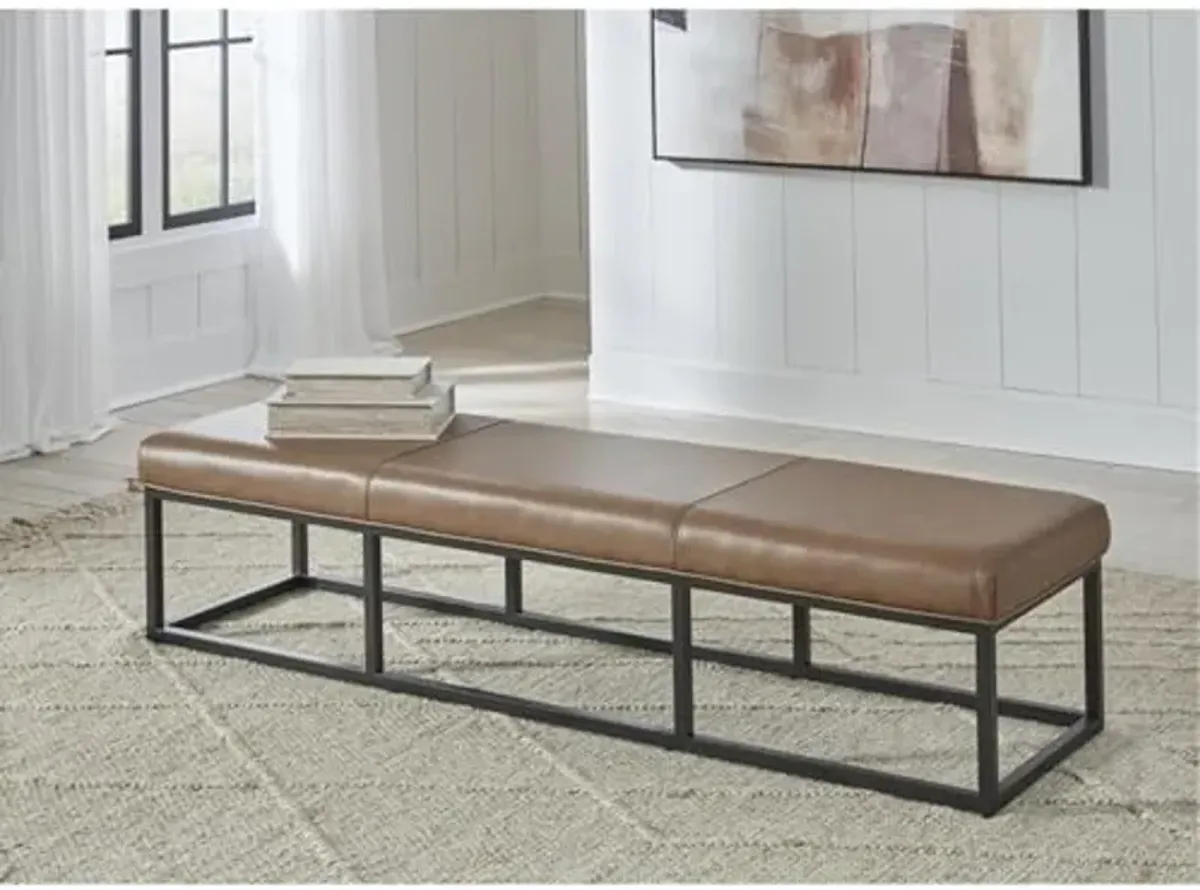 Ashley Furniture Joston Light Brown Accent Bench