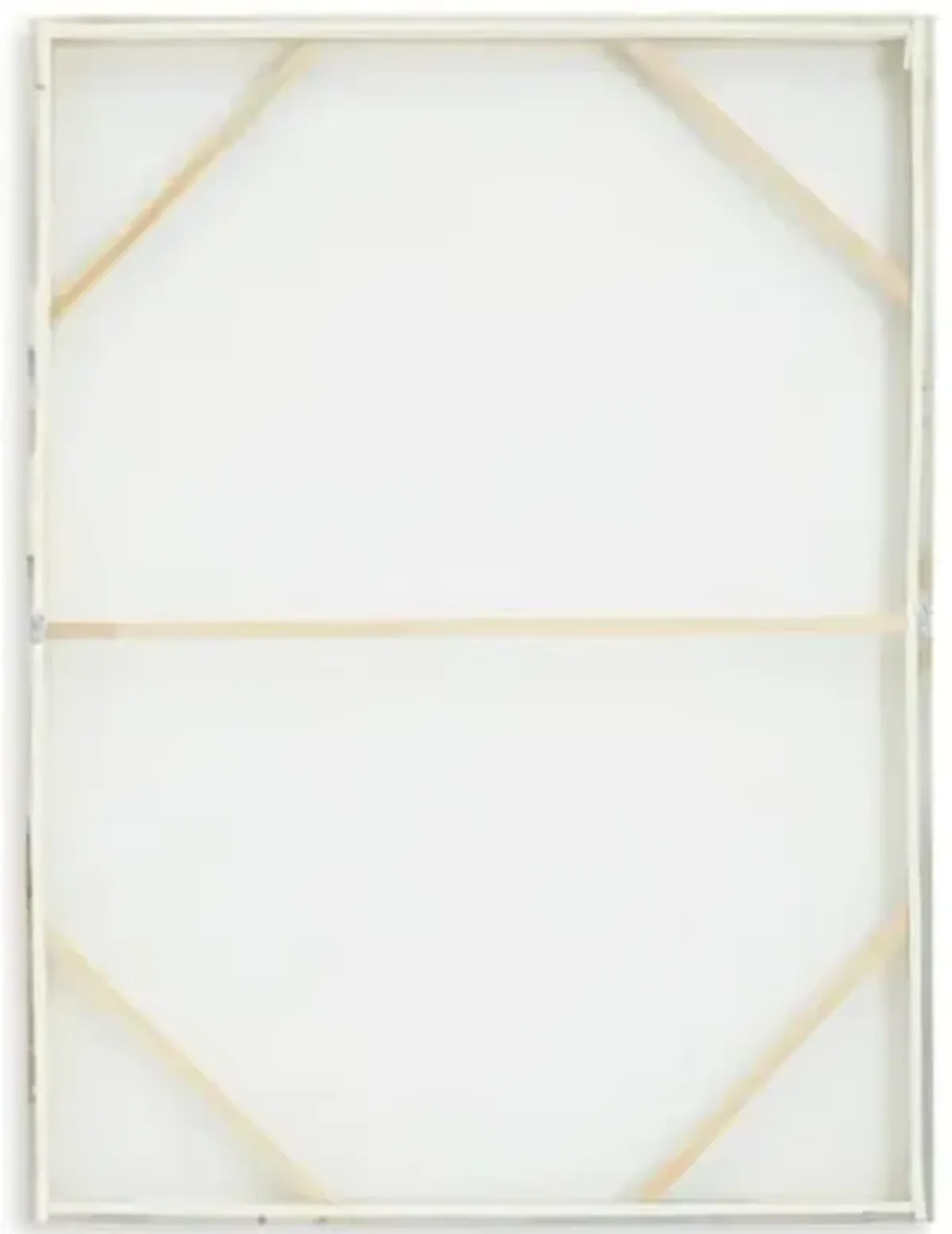 Signature Design by Ashley Camworth Art Deco Gallery Wrapped Canvas Wall Art 36 x 48 Inches, Light Blue & Light Brown