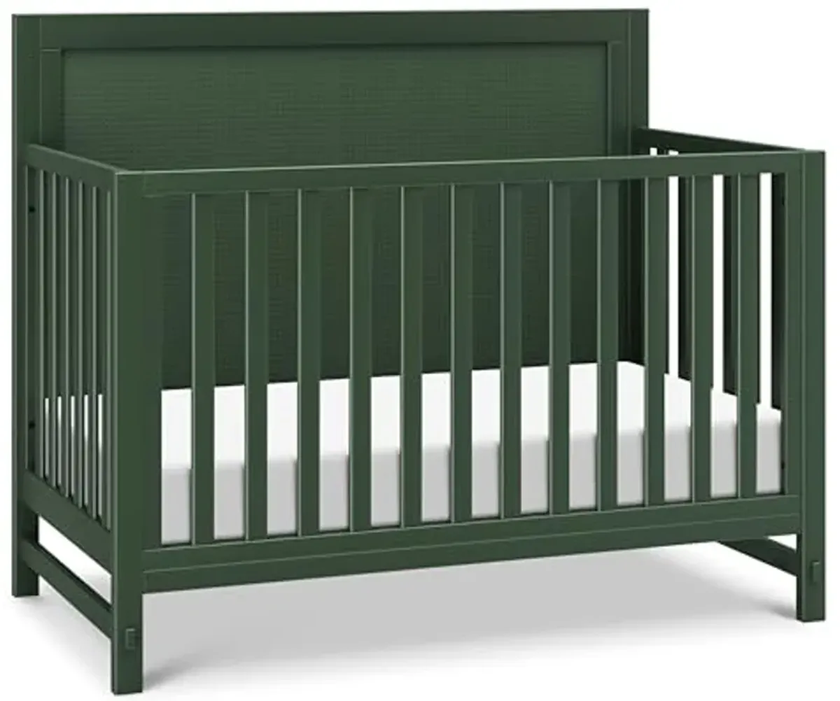 DaVinci Margot 4-in-1 Convertible Crib in Forest Green, GREENGUARD Gold Certified