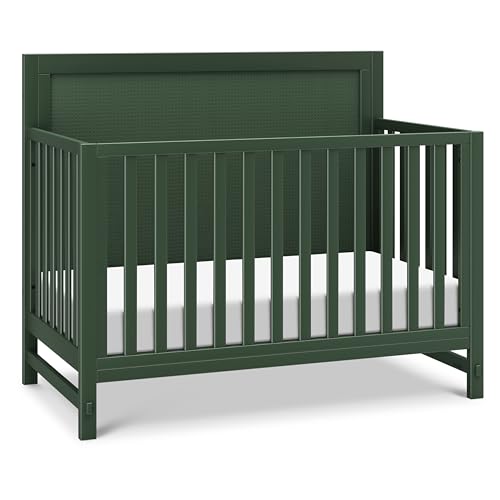 DaVinci Margot 4-in-1 Convertible Crib in Forest Green, GREENGUARD Gold Certified