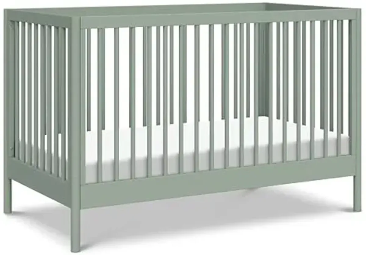 DaVinci, Birdie 3-in-1 Convertible Crib, Light Sage, Easy Assemble, Greenguard Gold Certified