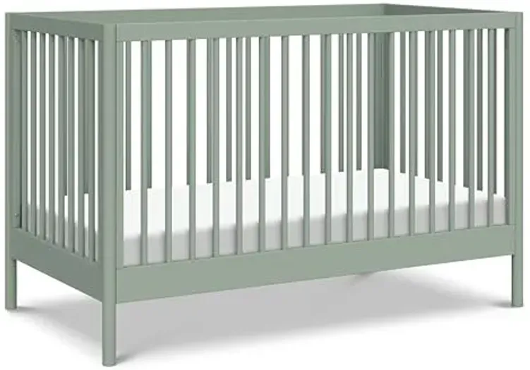 Davinci, Birdie 3-in-1 Convertible Crib, Light Sage, Easy Assemble, Greenguard Gold Certified