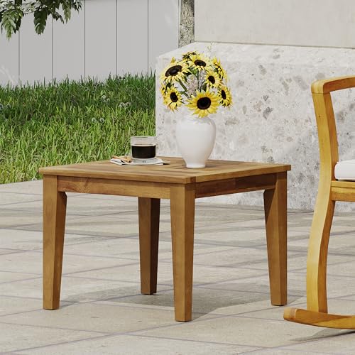 Christopher Knight Home Hampton End Table, 20 "W x 20 "D x 15.75 "H, Natural Brown