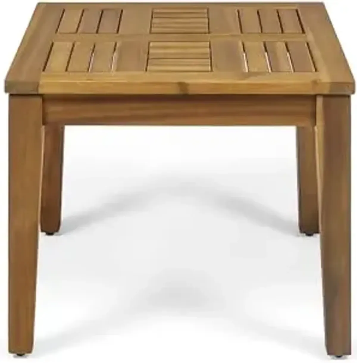 Christopher Knight Home Outdoor Acacia Wood Side Table, Natural