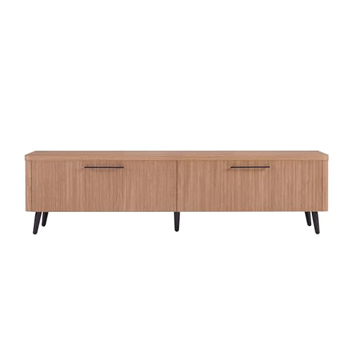 Manhattan Comfort Mid Century- Modern Jodie 68.9" TV Stand in Maple