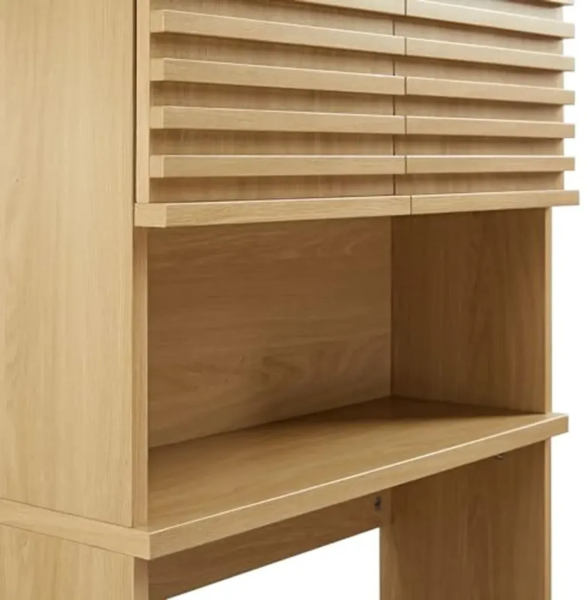 Modway Render Storage Cabinet, Oak