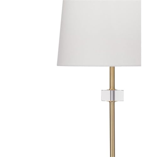 Hampton Crystal Table Lamp in Modern Gold