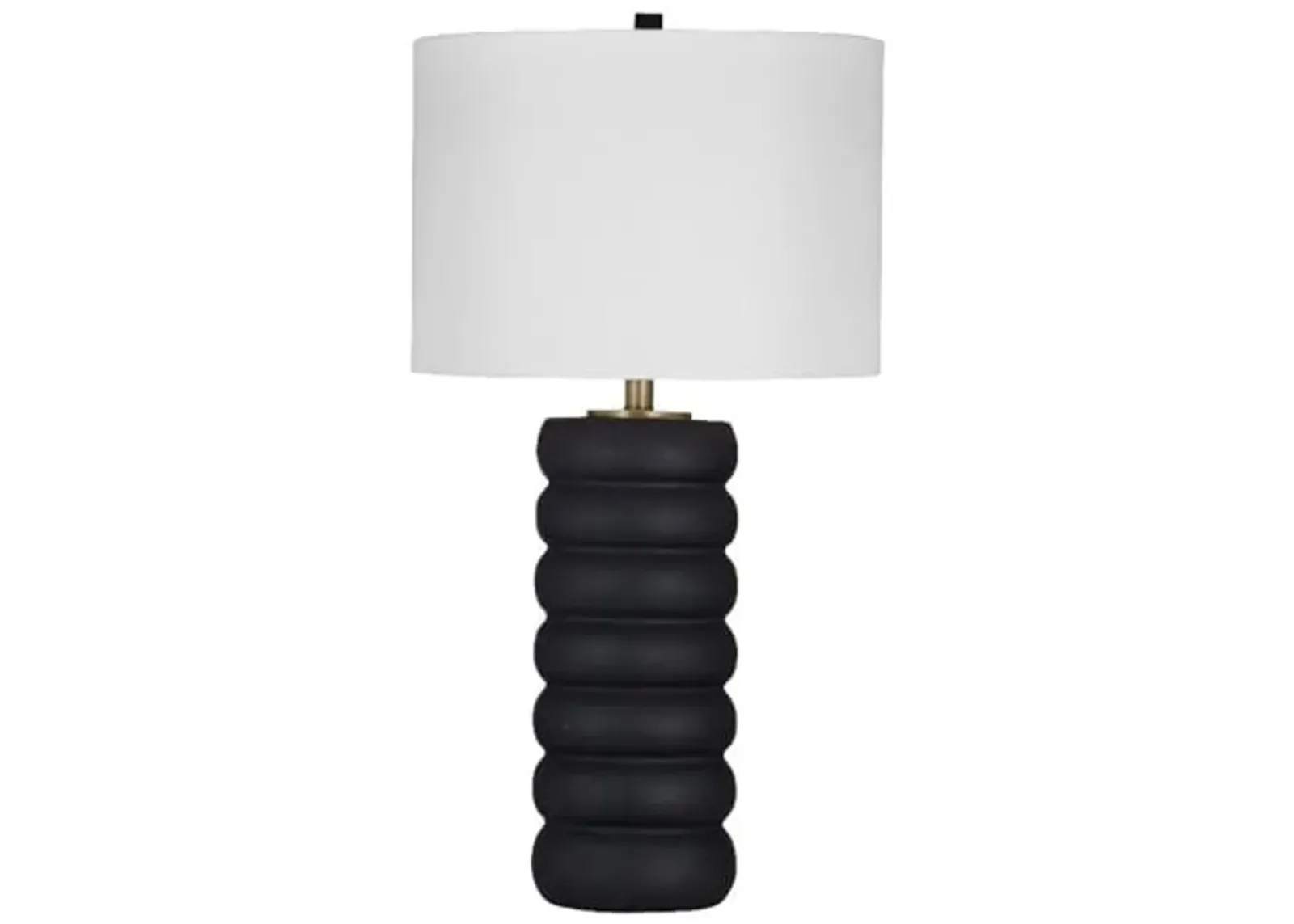 Pareena Table Lamp in Black Resin