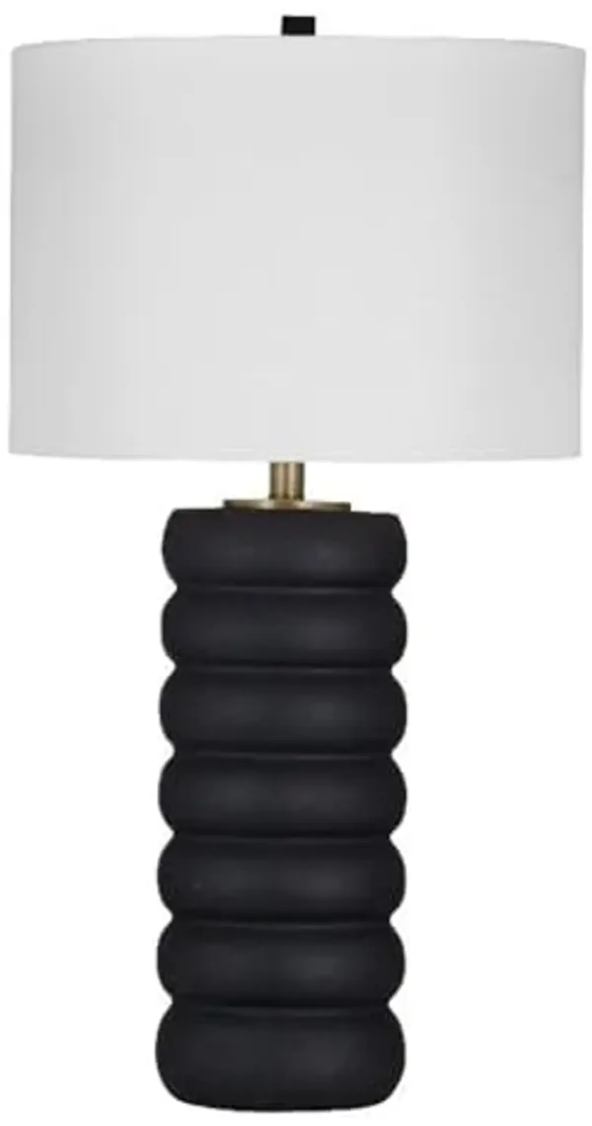 Pareena Table Lamp in Black Resin