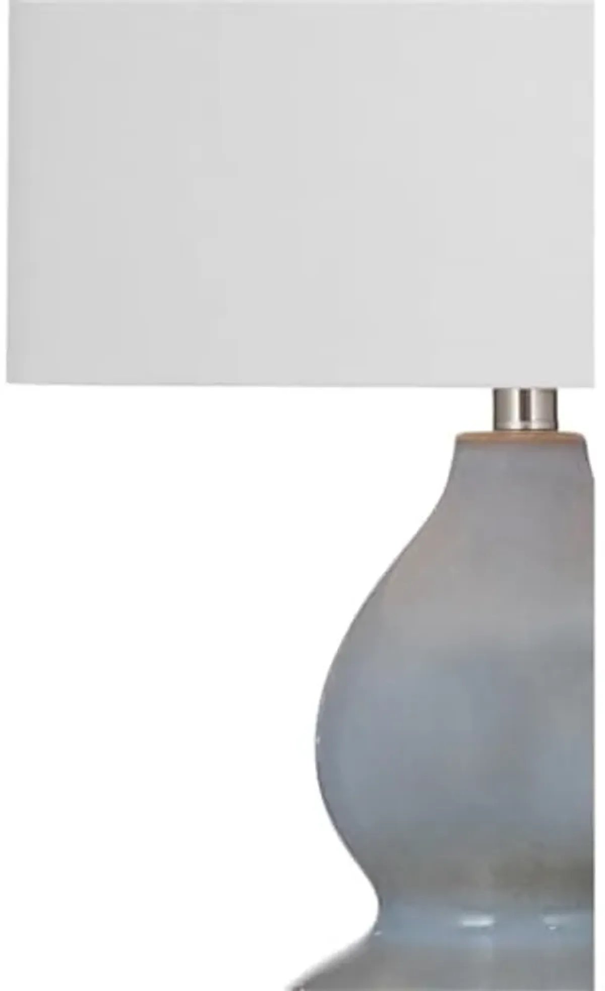 Celburne Table Lamp in Modern Gray Ceramic