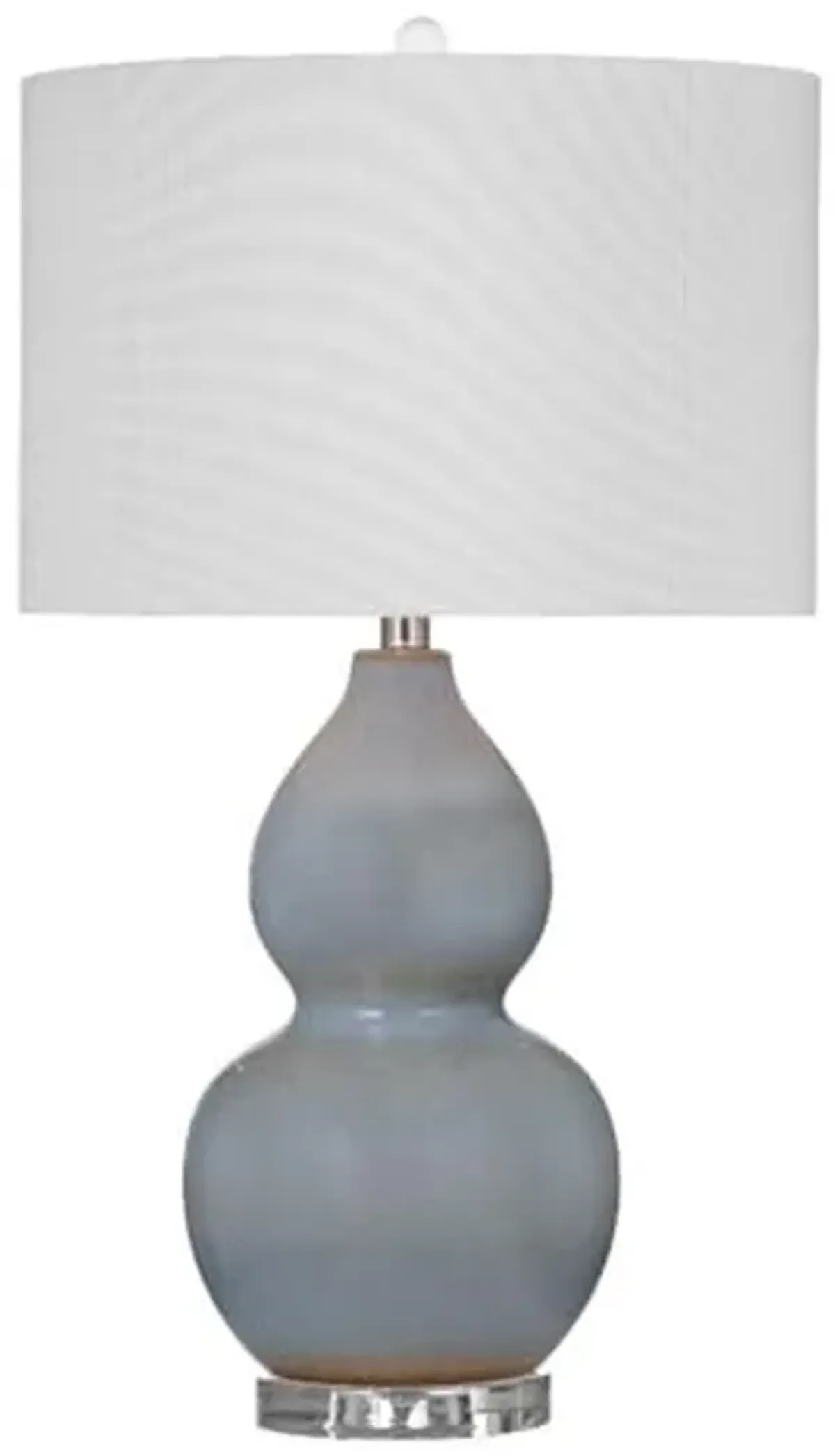 Celburne Table Lamp in Modern Gray Ceramic