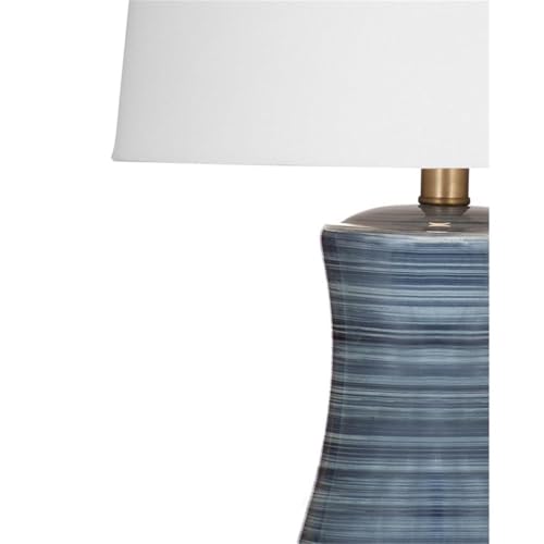 Clermont Table Lamp in Modern Blue Gray Ceramic