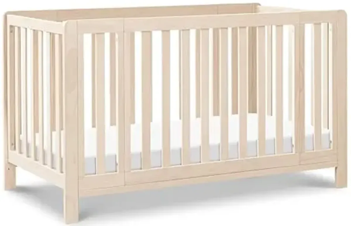 Carter's by DaVinci Colby Grow 6-in-1 Convertible Crib - Portable Bassinet to Full-Size Baby Crib w/Removable Wheels, Toddler Bed, Junior, Full-Size Bed - GREENGUARD Gold Certified - Easy to Assemble