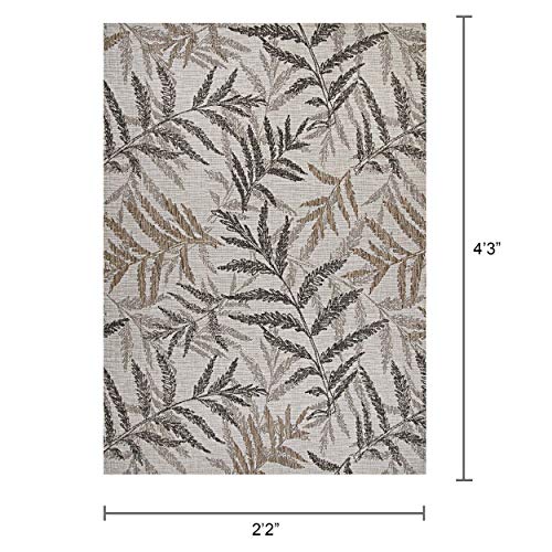 Couristan Charm Kimberly Naturals Indoor/Outdoor Area Rug, 2'2" x 4'3" (Pack of 2)