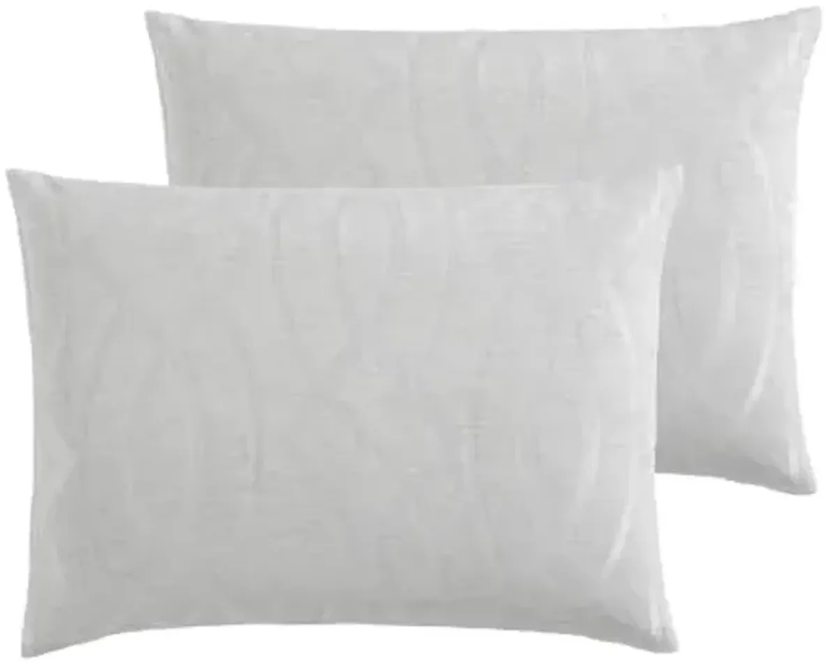 Tahari Home - Comforter Set, Jacquard 5-Piece Bedding with Matching Shams & Decorative Pillows, Ideal for All Seasons (Trellis Grey, Queen)