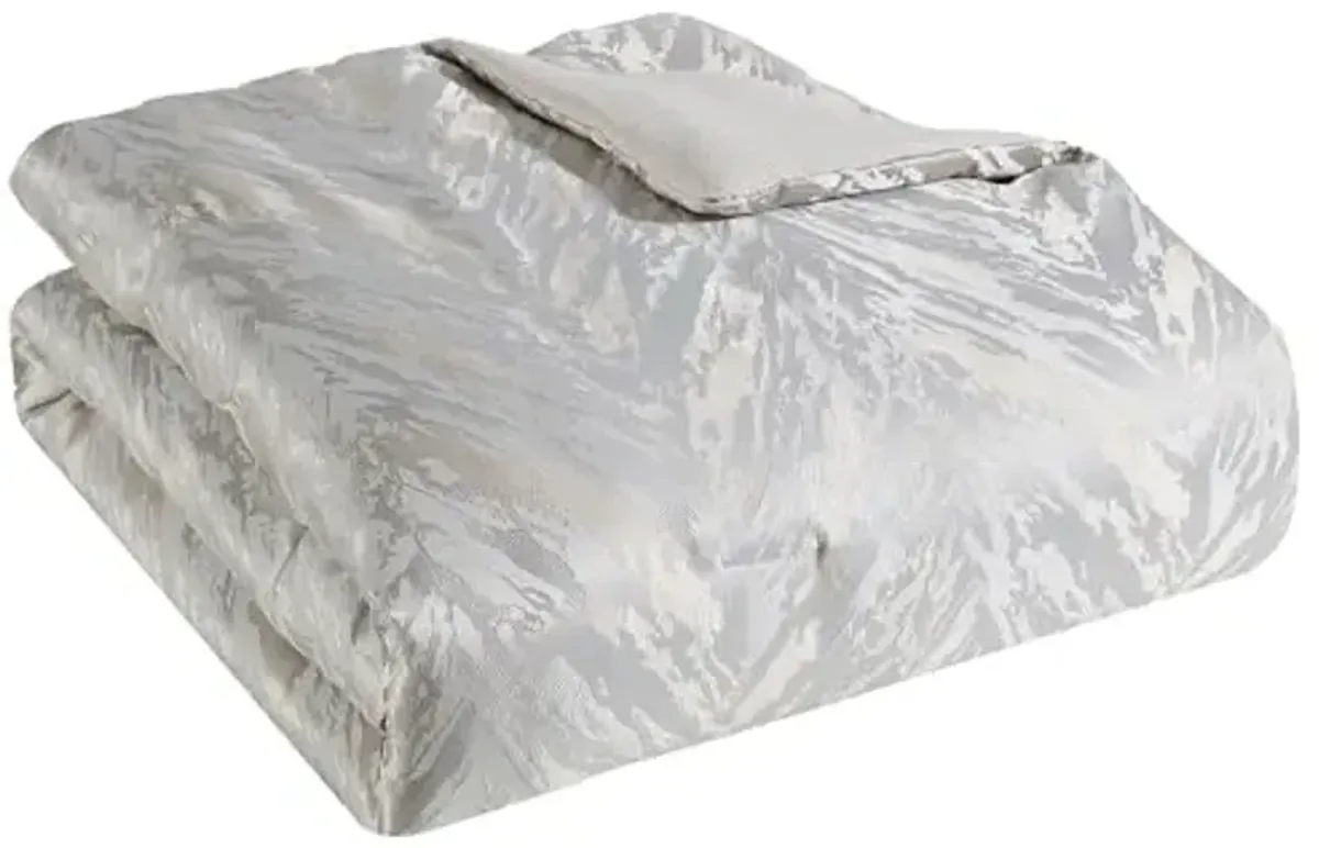 Tahari Home - Comforter Set, Jacquard 5-Piece Bedding with Matching Shams & Decorative Pillows, Ideal for All Seasons (Halston Taupe, King)