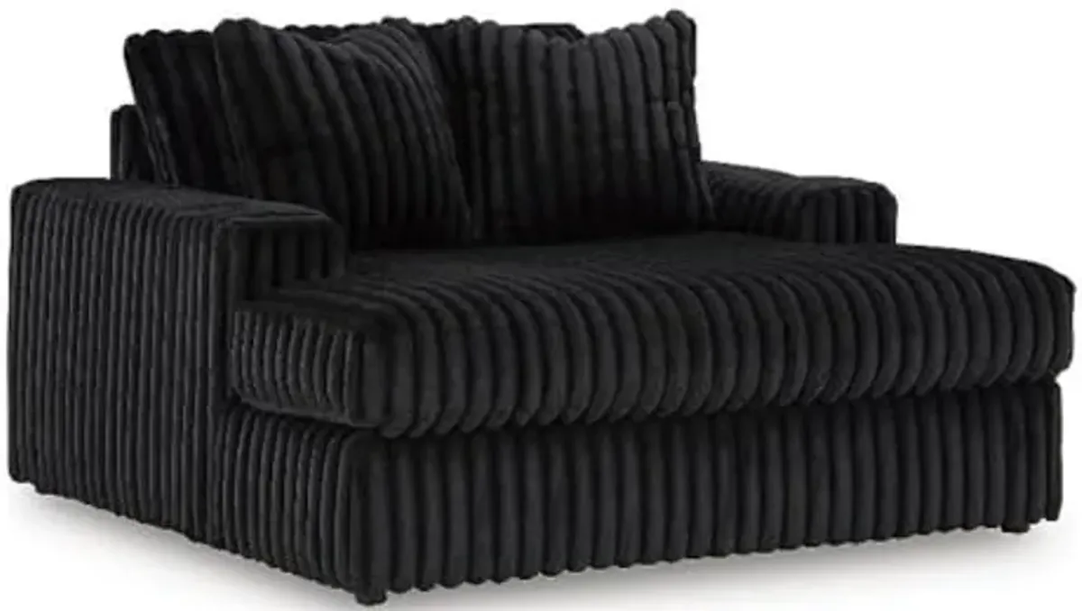 Ashley Furniture Midnight-Madness Onyx Oversized Chaise