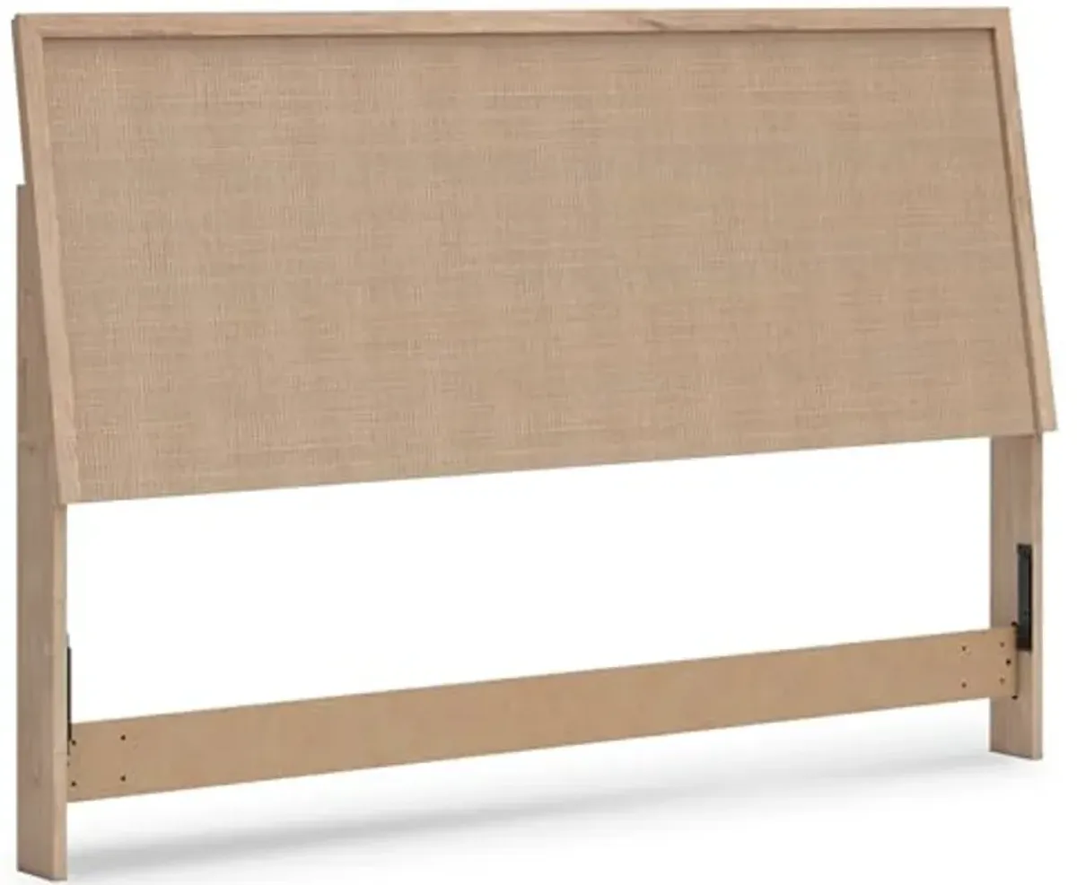 Signature Design by Ashley Cielden Contemporary Panel Headboard, King, Beige