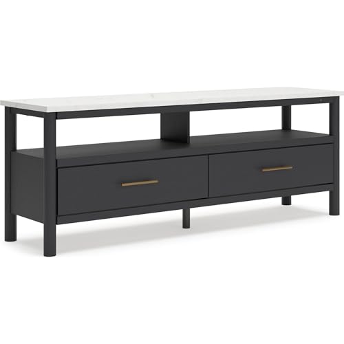 Ashley Furniture Cadmori Black & White 72" TV Stand for TVs up to 82"