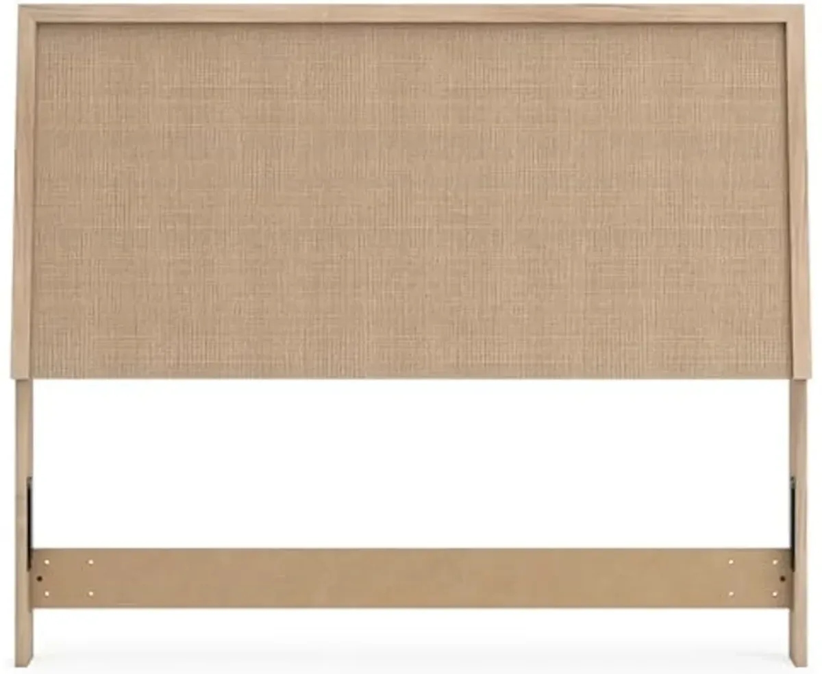 Signature Design by Ashley Cielden Contemporary Panel Headboard, Queen, Beige