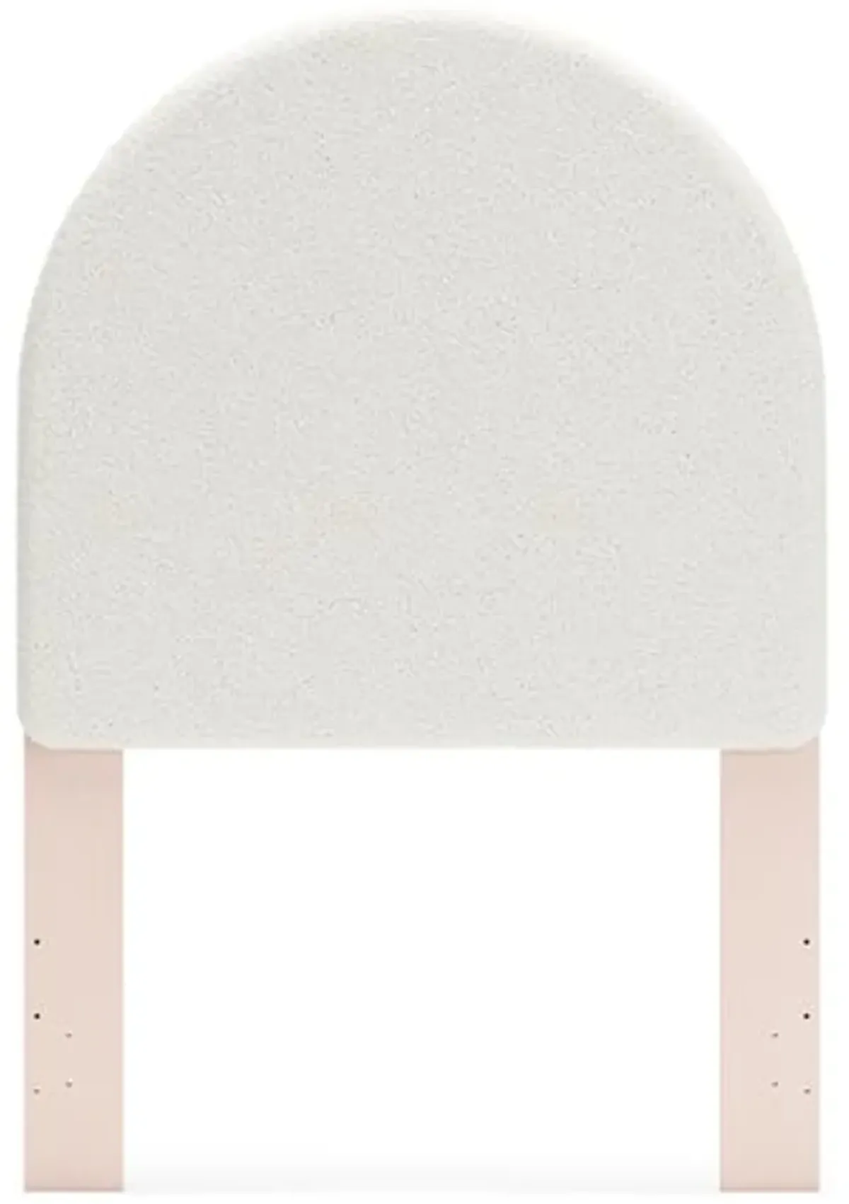 Signature Design by Ashley Wistenpine Urban Upholstered Panel Headboard, Twin, White & Pink