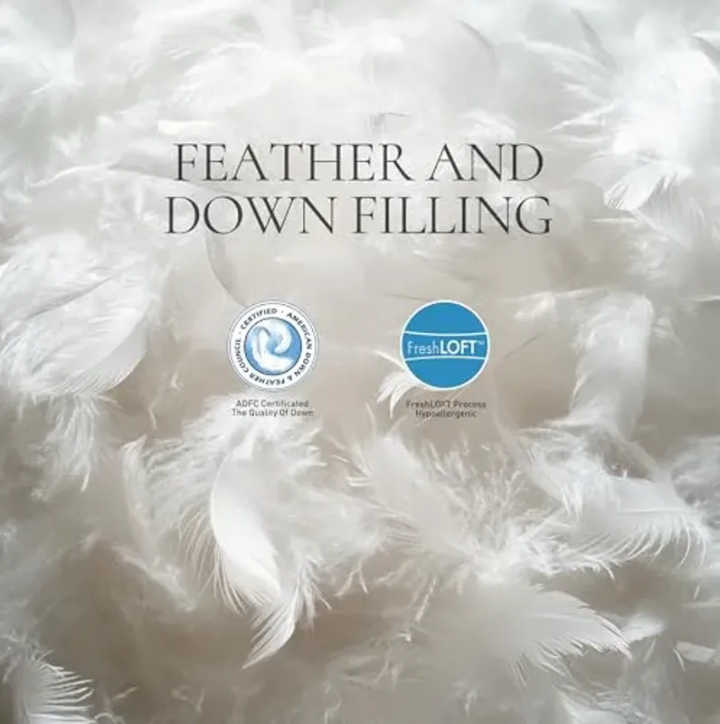 Beautyrest Soft Feather Down Comforter Twin Size,Hotel Collection Lightweight Hypoallergenic Comforter,All Seasons Twin Duvet Insert with Corner Tabs,68x90 Inch,Sage