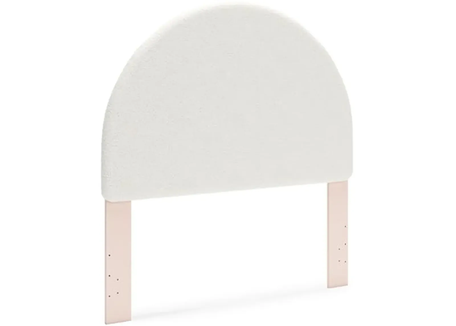 Signature Design by Ashley Wistenpine Urban Upholstered Panel Headboard, Full, White & Pink