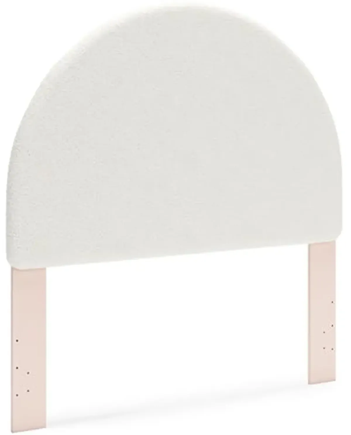 Signature Design by Ashley Wistenpine Urban Upholstered Panel Headboard, Full, White & Pink