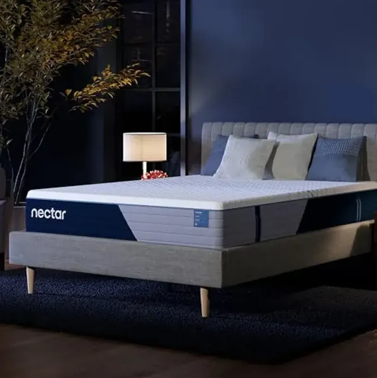 Nectar Classic Hybrid 12” Queen Mattress - Medium Firm - Memory Foam & Innerspring Coils - Cooling Top Layer - Pressure-Relief - Mattress in a Box - 365-Night Trial & Forever Warranty