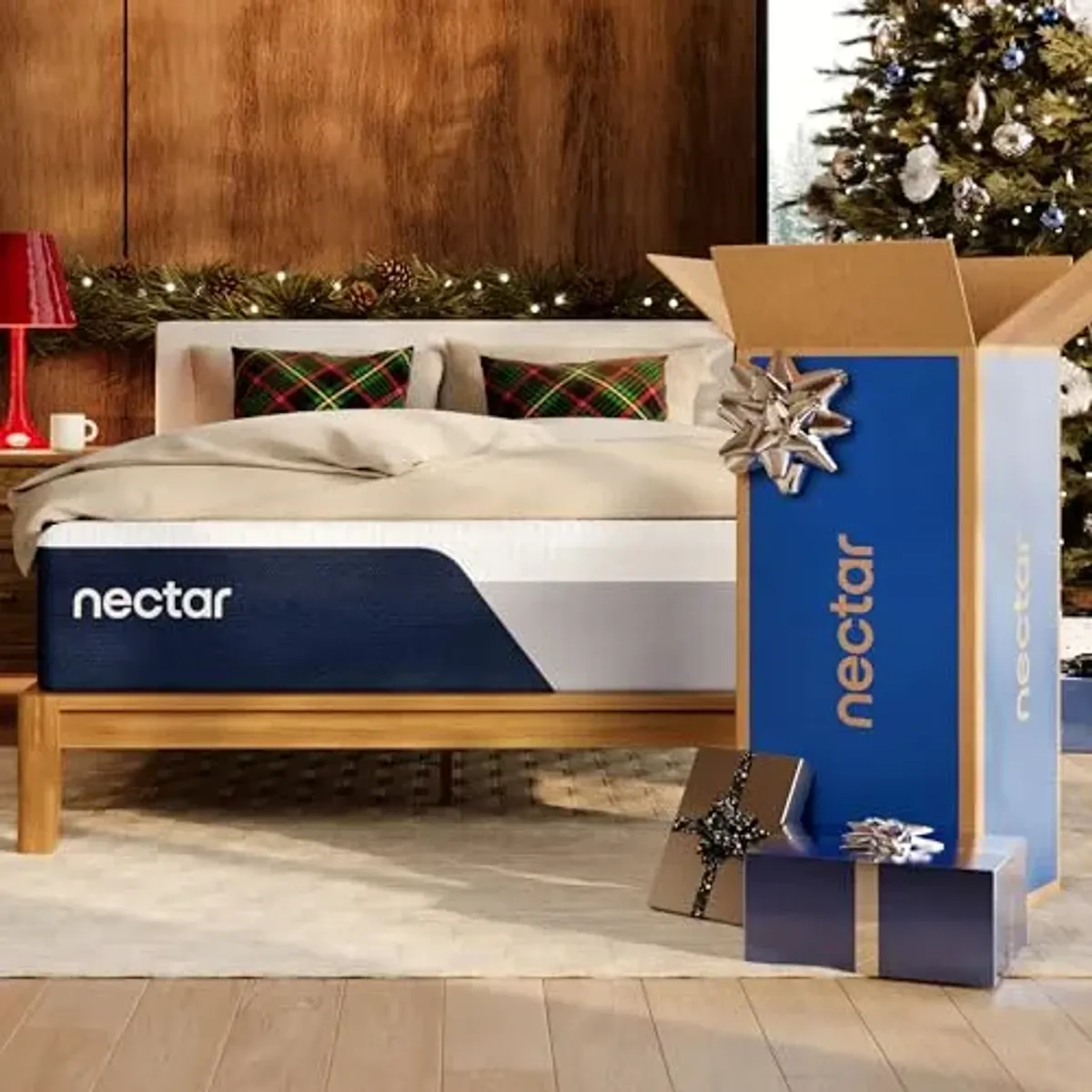 Nectar Premier Hybrid 13” Full Mattress - Medium Firm - Memory Foam & Innerspring Coils - Cooling Upgrade - 2” Pressure Relief Layer - Mattress in a Box - 365-Night Trial & Forever Warranty