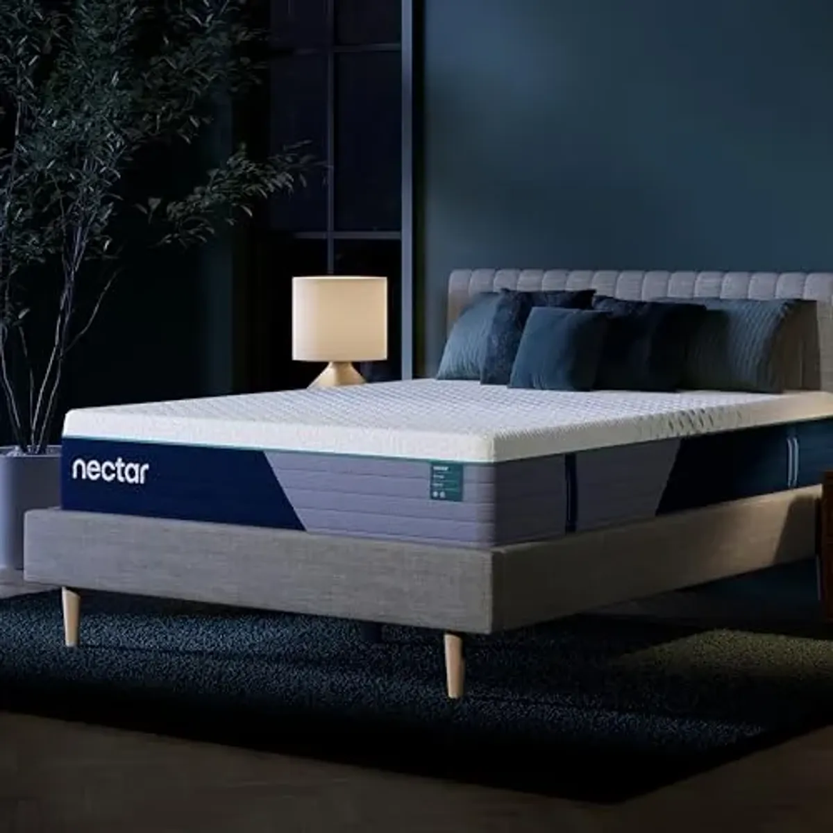 Nectar Premier Hybrid 13” Full Mattress - Medium Firm - Memory Foam & Innerspring Coils - Cooling Upgrade - 2” Pressure Relief Layer - Mattress in a Box - 365-Night Trial & Forever Warranty