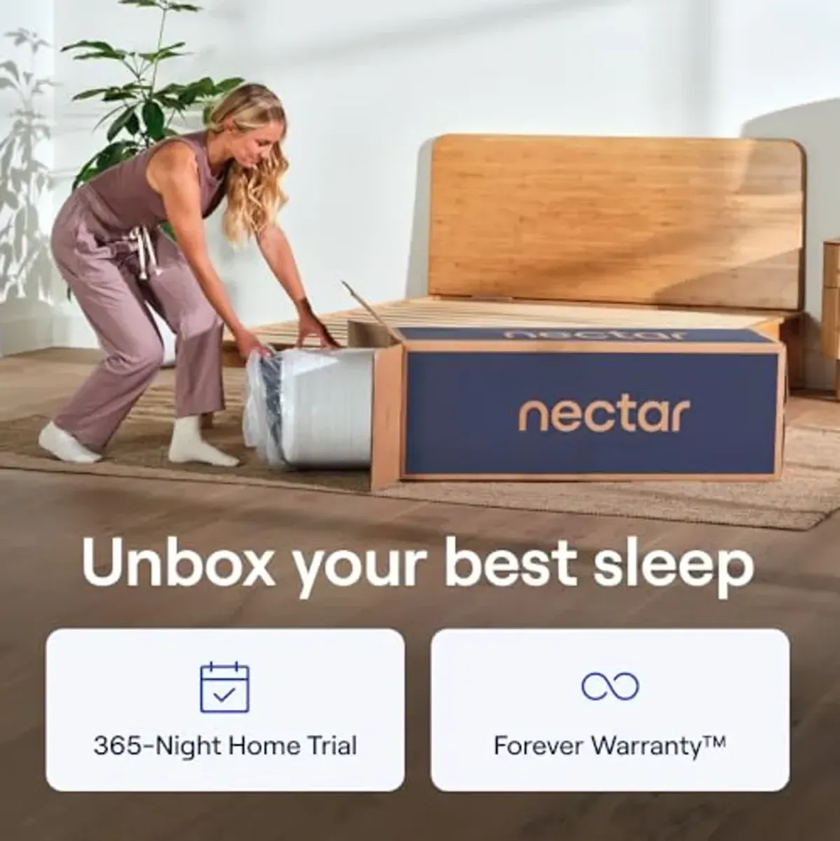 Nectar Premier Hybrid 13” Cal King Mattress (New Version) - Medium Firm - Contouring Memory Foam & Innerspring Coils - Cooling Upgrade - 2” Pressure Relief Layer - 365-Night Trial & Forever Warranty