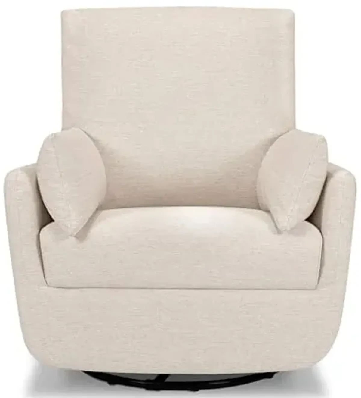 Davinci Juno Swivel Glider in Beach, Greenguard Gold & CertiPUR-US Certified