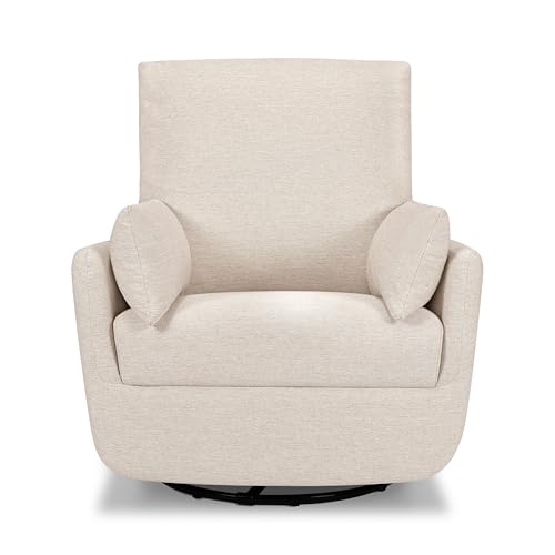 daVinci Juno Swivel Glider in Beach, Greenguard Gold & CertiPUR-US Certified