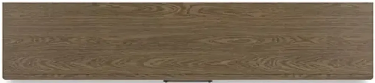 Signature Design by Ashley Roanhowe Contemporary 85" TV Stand for TVs up to 97" with Adjustable Shelves, Drawers, Cabinets and Cord Openings, Dark Brown