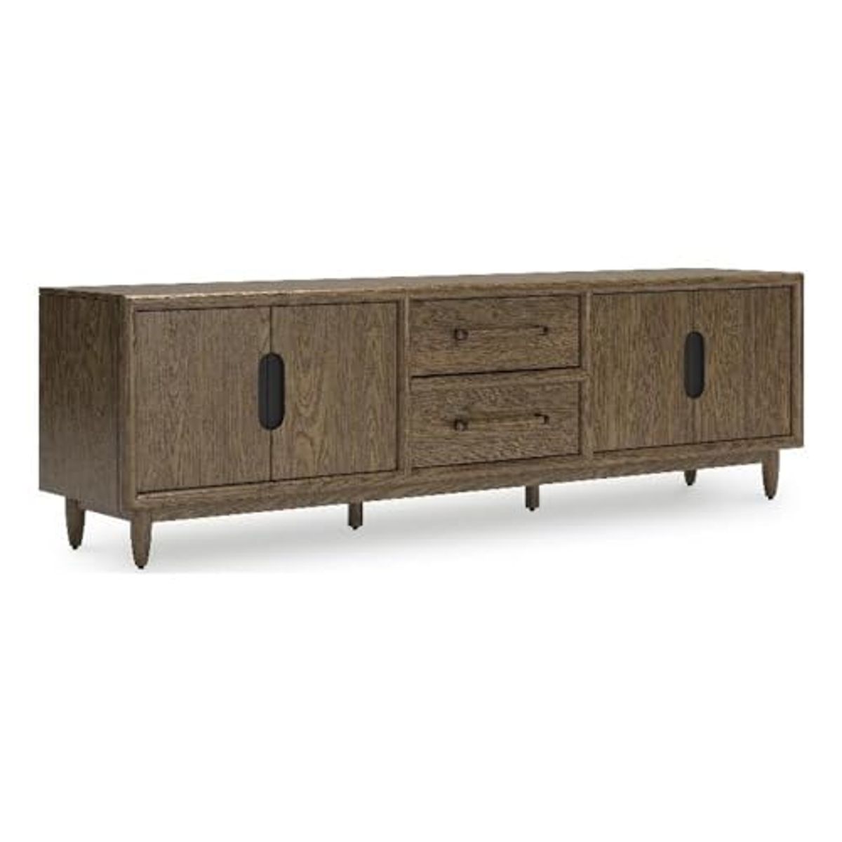 Ashley Furniture Roanhowe Brown 85 inch TV Stand for TVs up to 97 inches