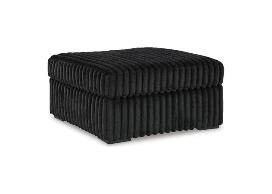 Ashley Furniture Midnight-Madness Onyx Oversized Accent Ottoman