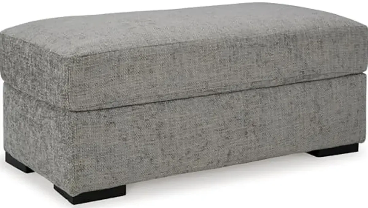 Ashley Furniture Dunmor Black & Gray Ottoman