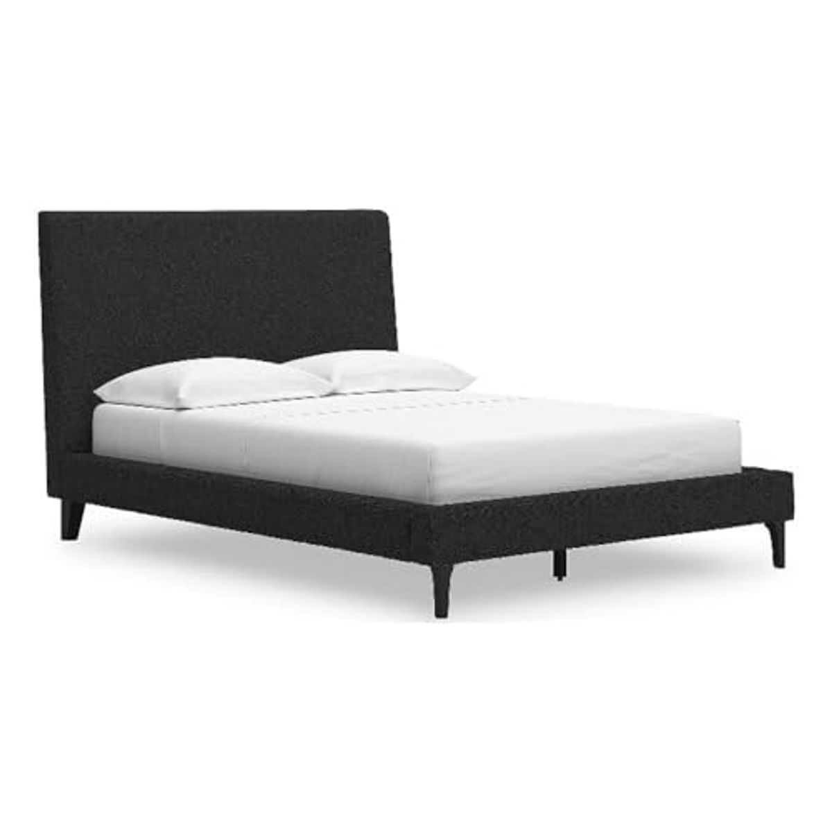 Ashley Furniture Cadmori Black Full Upholstered Bed with Roll Slats