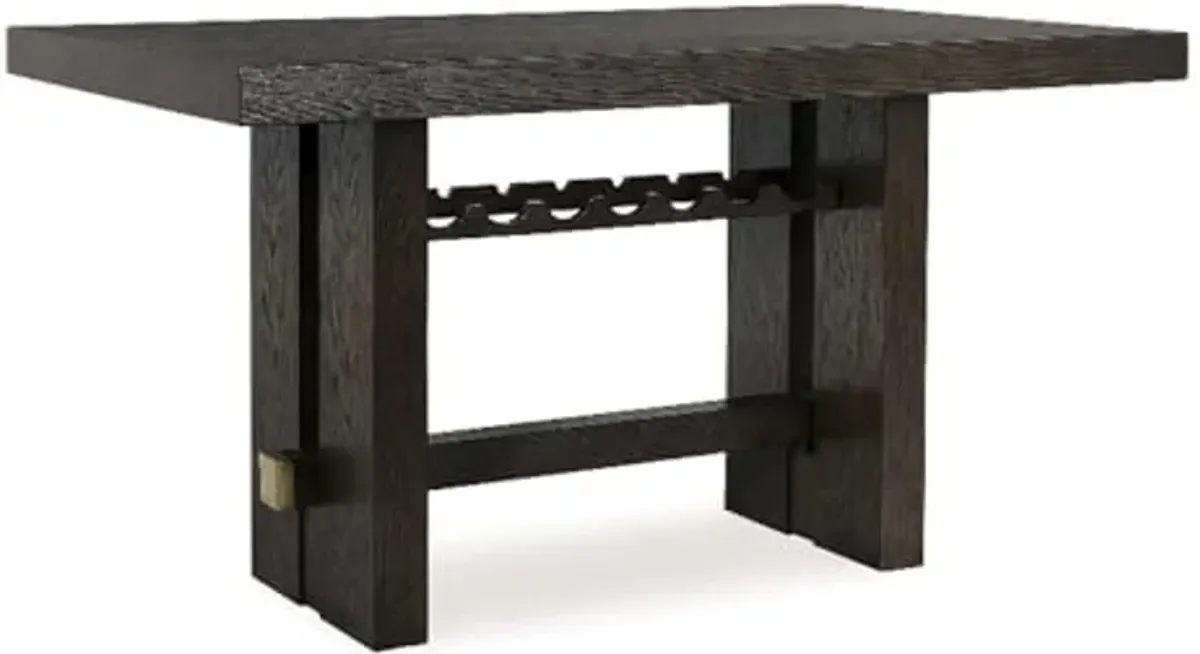 Ashley Furniture Burkhaus Dark Brown Counter Height Dining Table