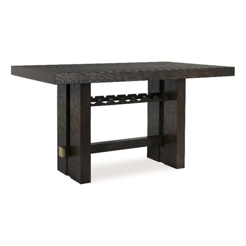 Ashley Furniture Burkhaus Dark Brown Counter Height Dining Table